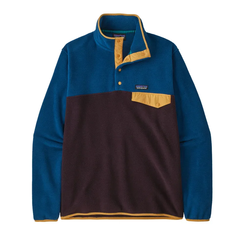 Patagonia Lightweight Synchilla Snap-T Pullover in Obsidian Plum